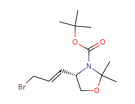 (S,E)-tert-butyl 4-(3-bromoprop-1-enyl)-2,2-dimethyloxazolidine-3-carboxylate