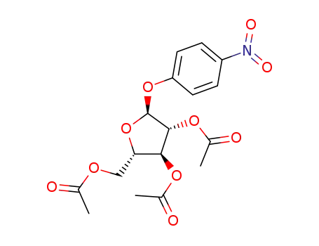 4-nitrophenyl 2,3,6-tri-O-acetyl-5-deoxy-α-L-arabino-hexofuranoside