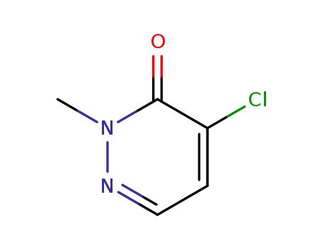 Molecular Structure of 69207-44-9 (4-CHLORO-2-METHYLPYRIDAZIN-3(2H)-ONE)