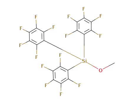 Molecular Structure of 223668-78-8 (METHOXY-TRIS(PENTAFLUOROPHENYL)SILANE)