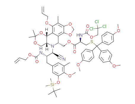 C<sub>69</sub>H<sub>83</sub>Cl<sub>3</sub>N<sub>4</sub>O<sub>16</sub>SSi