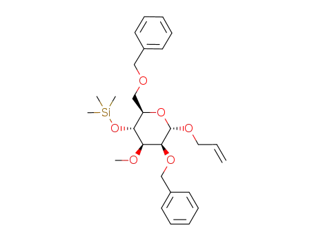 (6-allyloxy-5-benzyloxy-2-benzyloxymethyl-4-methoxy-tetrahydro-pyran-3-yloxy)-trimethyl-silane