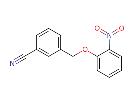 Molecular Structure of 840530-96-3 (Benzonitrile, 3-[(2-nitrophenoxy)methyl]-)
