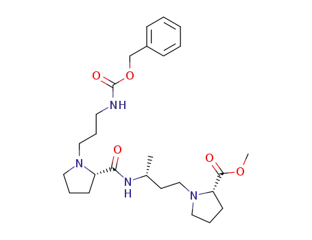 (2S,9R,12S)-2,6-cyclo-12,16-cyclo-6,10,16-triaza-19-(benzyloxycarbonylamino)-9-methyl-11-oxononadecanoic acid methyl ester
