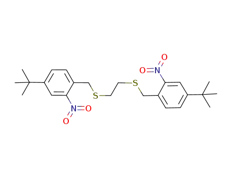 1,2-bis(4-tert-butyl-2-nitrobenzylthio)ethane