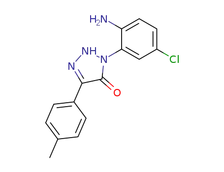 4H-1,2,3-Triazol-4-one,
3-(2-amino-5-chlorophenyl)-2,3-dihydro-5-(4-methylphenyl)-