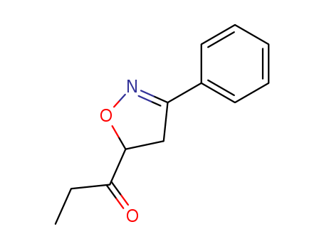 1-Propanone, 1-(4,5-dihydro-3-phenyl-5-isoxazolyl)-