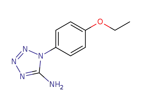 Molecular Structure of 238432-78-5 (1H-Tetrazol-5-amine,1-(4-ethoxyphenyl)-(9CI))