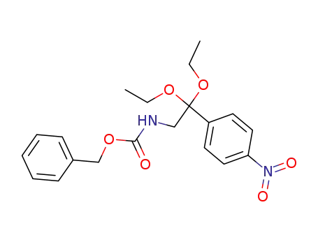 [2,2-diethoxy-2-(4-nitro-phenyl)-ethyl]-carbamic acid benzyl ester