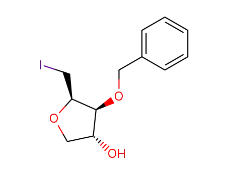 (2R,3S,4R)-3-benzyloxy-2-(iodomethyl)tetrahydrofuran-4-ol