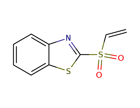 Molecular Structure of 2591-09-5 (Benzothiazole, 2-(ethenylsulfonyl)- (9CI))