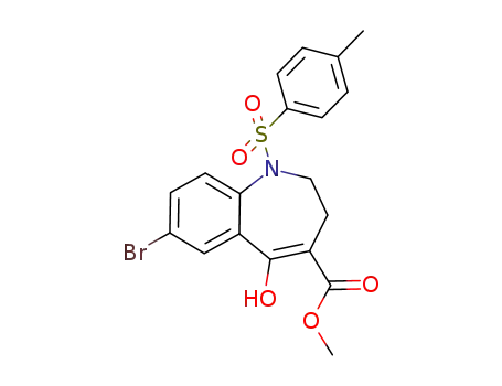 methyl 7-bromo-5-hydroxy-1-[(4-methylphenyl)sulfonyl]-2,3-dihydro-1H-1-benzazepine-4-carboxylate