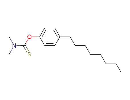 Molecular Structure of 869650-51-1 (O-p-octylphenyl N,N-dimethylthiocarbamate)