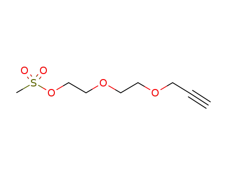 Molecular Structure of 943726-01-0 (Propargyl-PEG3-Ms)