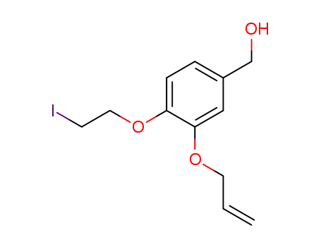 [3-allyloxy-4-(2-iodoethoxy)phenyl]methanol