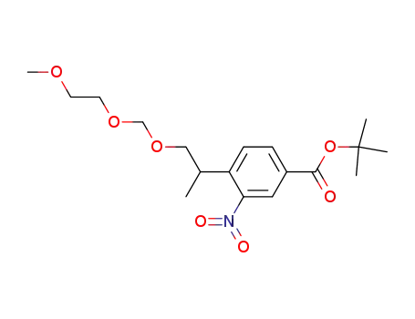 tert-butyl 4-{2-[(2-methoxyethoxy)methoxy]-1-methylethyl}-3-nitrobenzoate