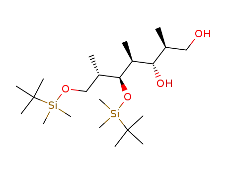 (2S,3S,4S,5S,6S)-5,7-Bis-(tert-butyl-dimethyl-silanyloxy)-2,4,6-trimethyl-heptane-1,3-diol