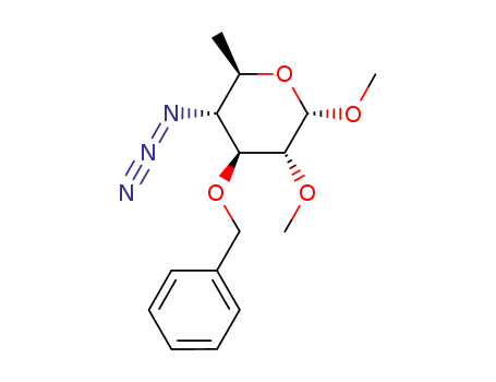 Methyl 4-Azido-4,6-dideoxy-2-O-methyl-3-O-benzyl-α-D-glucopyranoside