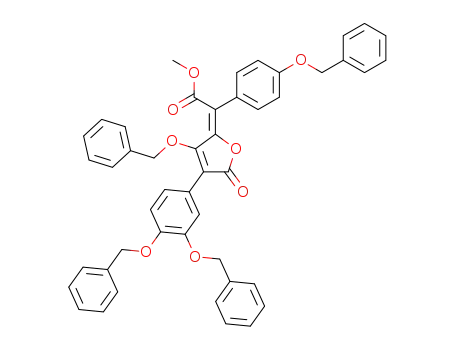 methyl {3-benzyloxy-4-[3,4-bis(benzyloxy)phenyl]-5-oxofuran-2(5H)-ylidene}(4-benzyloxyphenyl)acetate
