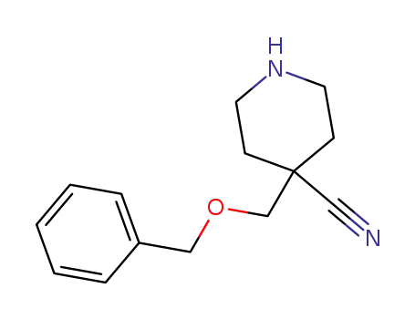 4-Piperidinecarbonitrile, 4-[(phenylmethoxy)methyl]-