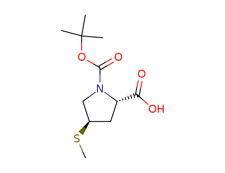 1,2-Pyrrolidinedicarboxylic acid, 4-(methylthio)-, 1-(1,1-dimethylethyl)
ester, (2S,4R)-