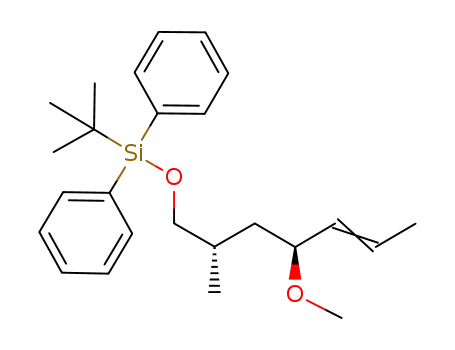Benzene,
1,1'-[(1,1-dimethylethyl)[[(2S,4S)-4-methoxy-2-methyl-5-hepten-1-yl]oxy]
silylene]bis-