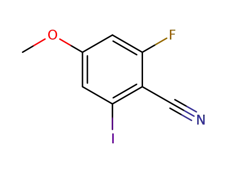 Benzonitrile, 2-fluoro-6-iodo-4-methoxy-