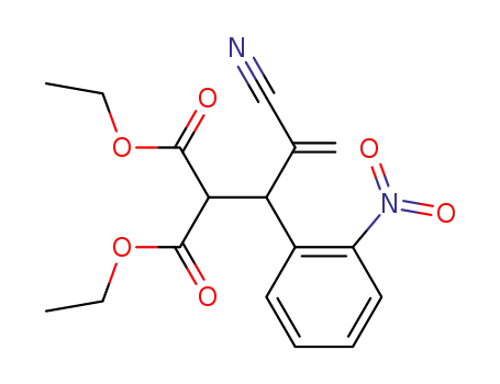 2-[2-cyano-1-(2-nitro-phenyl)-allyl]-malonic acid diethyl ester