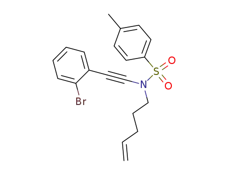 N-((2-bromophenyl)ethynyl)-N-(pent-4-enyl)-p-toluenesulfonamide