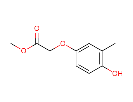 Molecular Structure of 870521-39-4 ((4-hydroxy-3-methylphenoxy)acetic acid methyl ester)
