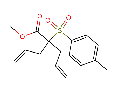 4-Pentenoic acid, 2-[(4-methylphenyl)sulfonyl]-2-(2-propenyl)-, methyl
ester