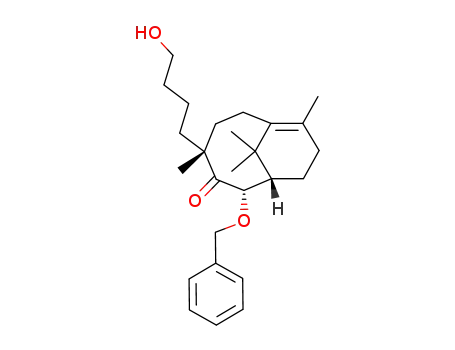 Bicyclo[5.3.1]undec-7-en-3-one,
4-(4-hydroxybutyl)-4,8,11,11-tetramethyl-2-(phenylmethoxy)-,
(1S,2S,4R)-