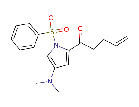4-Penten-1-one, 1-[4-(dimethylamino)-1-(phenylsulfonyl)-1H-pyrrol-2-yl]-