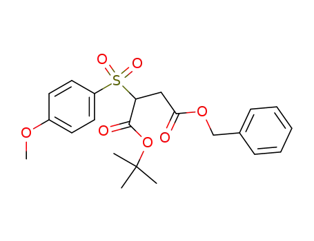 4-benzyl 1-tert-butyl 2-(4-methoxyphenylsulfonyl)succinate