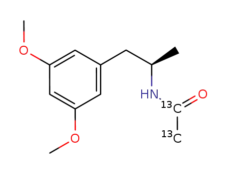 N-[(R)-1-(3,5-dimethoxyphenyl)propan-2-yl]-[1,2-<sup>13</sup>C<sub>2</sub>]-acetamide
