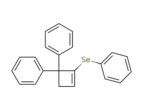 Benzene, 1,1'-[2-(phenylseleno)-2-cyclobuten-1-ylidene]bis-