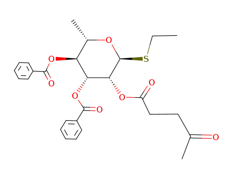 ethyl 3,4-di-O-benzoyl-2-O-levulinoyl-1-thio-α-L-rhamnopyranoside