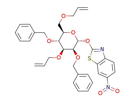 6-nitro-2-benzothiazolyl 3,6-di-O-allyl-2,4-di-O-benzyl-α-D-mannopyranoside