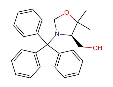 4-Oxazolidinemethanol, 5,5-dimethyl-3-(9-phenyl-9H-fluoren-9-yl)-,
(4R)-