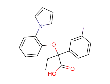 (+/-)-α-ethyl-α-(3-iodophenyl)-α-[[2-(1H-pyrrol-1-yl)phenyl]oxy]acetic acid