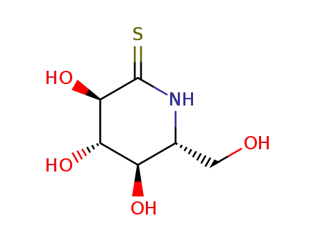 2-Piperidinethione, 3,4,5-trihydroxy-6-(hydroxymethyl)-, (3R,4S,5R,6R)-