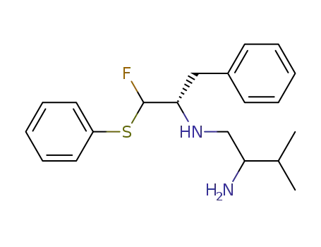 N<sup>1</sup>-(1-benzyl-2-fluoro-2-phenylsulfanyl-ethyl)-3-methyl-butane-1,2-diamine