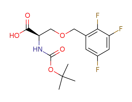 N-tert-butoxycarbonylamino-O-(2,3,5-trifluorobenzyl)-D-serine