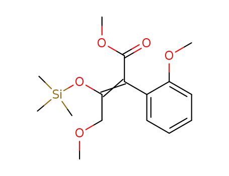 (Z)-4-Methoxy-2-(2-methoxy-phenyl)-3-trimethylsilanyloxy-but-2-enoic acid methyl ester