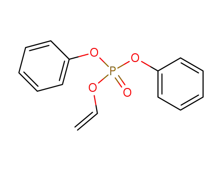 Molecular Structure of 33552-07-7 (Phosphoric acid, ethenyl diphenyl ester)