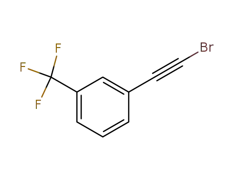 Molecular Structure of 33675-48-8 (1-(bromoethynyl)-3-(trifluoromethyl)benzene)