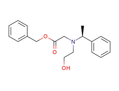benzyl (S)-[(2-hydroxy-ethyl)-(1-phenyl-ethyl)-amino]ethanoate