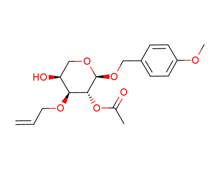 acetic acid 4-allyloxy-5-hydroxy-2-(4-methoxy-benzyloxy)-tetrahydro-pyran-3-yl ester