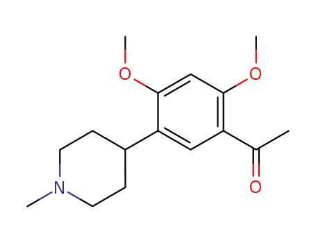1-(2,4-dimethoxy-5-(1-methylpiperidin-4-yl)phenyl)ethanone