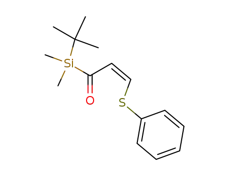 1-(<i>tert</i>-butyl-dimethyl-silanyl)-3-phenylsulfanyl-propenone